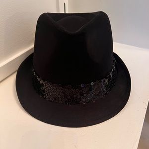 Black Fedora hat